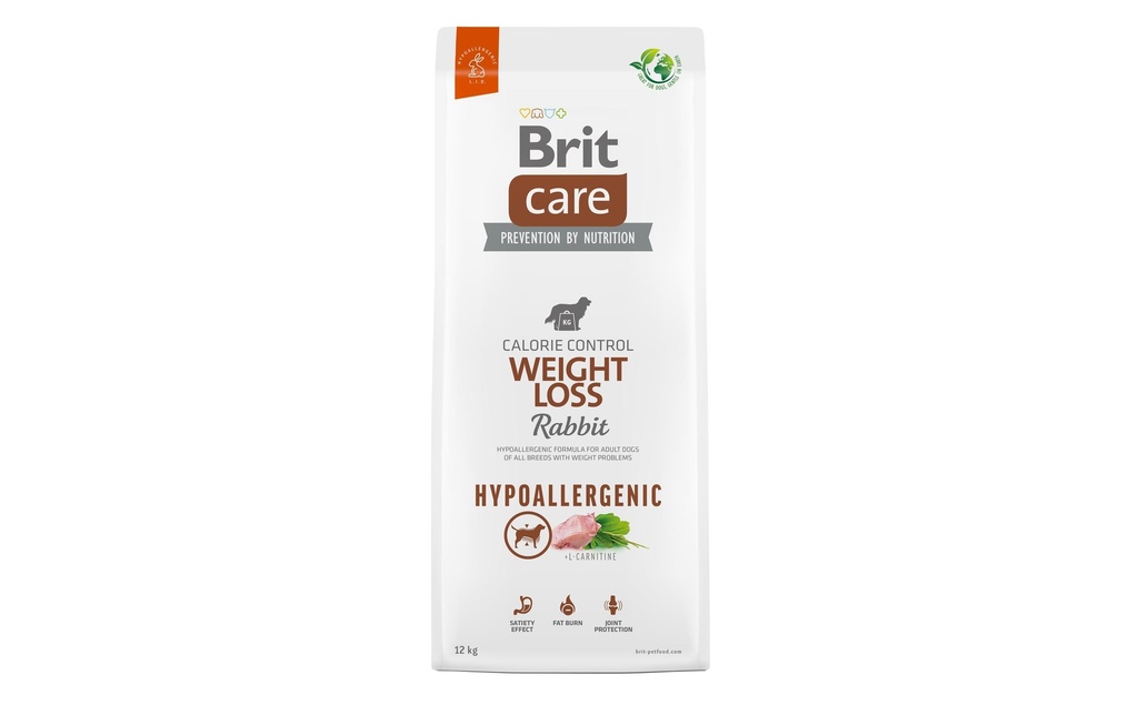Brit Alimentation sèche Care Perte de poids hypoallergénique lapin, 12 kg