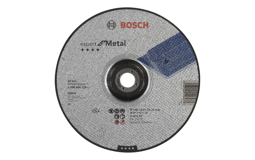 Bosch Professional Disque à trancher coudé Expert for Metal, 230 x 3 mm