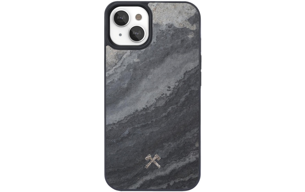Woodcessories Coque arrière Bumper MagSafe iPhone 14 Plus Gris camo