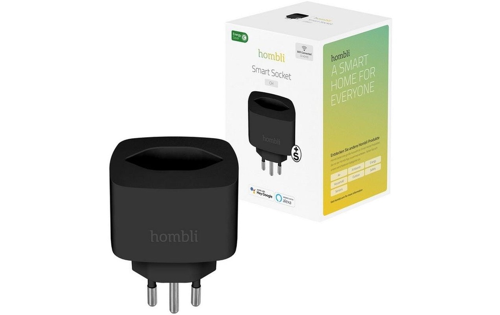 hombli Smart Socket CH, Noir