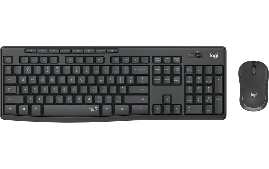 Logitech Ensemble clavier-souris MK295 Graphite Mise en page US
