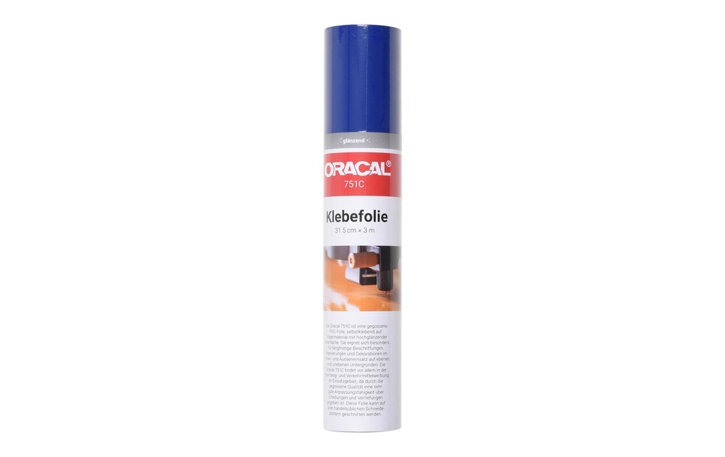 ORAFOL Film de vinyle Oracal 751C / 31.5 x 300 cm bleu moyen