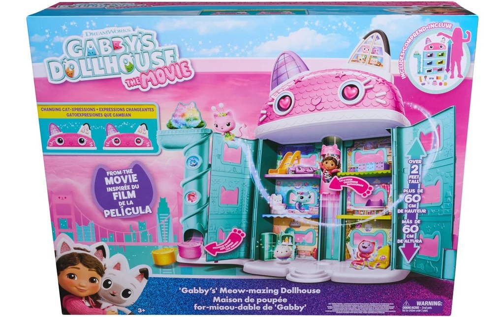 Spinmaster Gabby's Dollhouse Maison de poupées The Movie