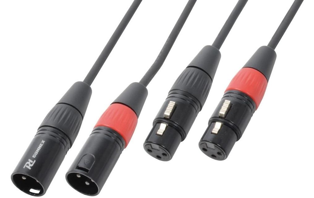 PD Connex Câble audio CX60-12 2x XLRm, 2x XLRf, 12m