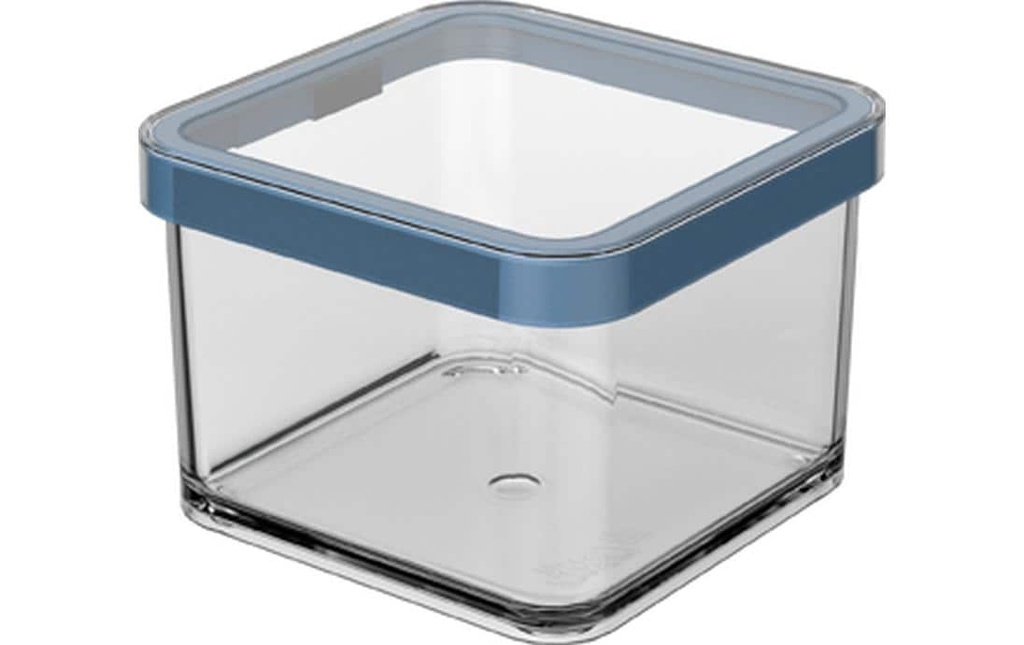 Rotho Récipients à provisions Premium Loft 0.5 l, Bleu/Transparent