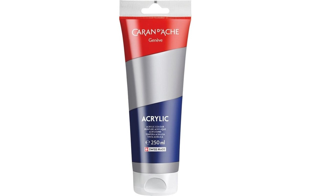 [110281998] CARAN D'ACHE Acrylic argent (250 pces)