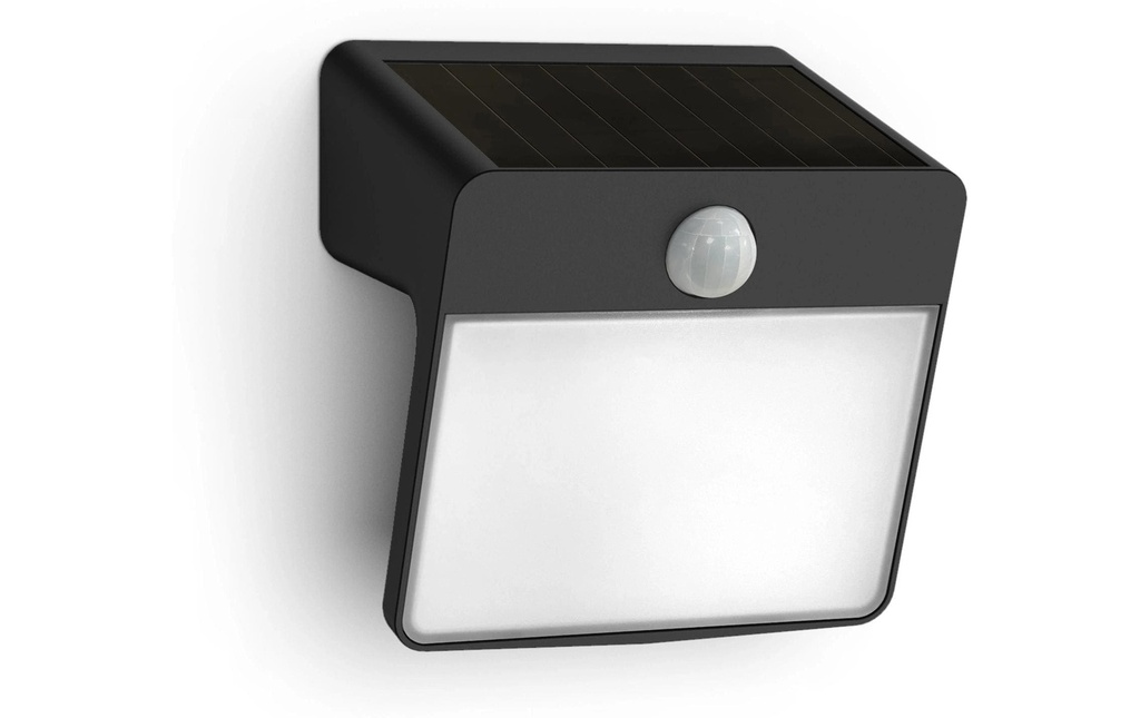 Philips Applique solaire Yarixa, lumière+détecteur de mouvement, 2700K