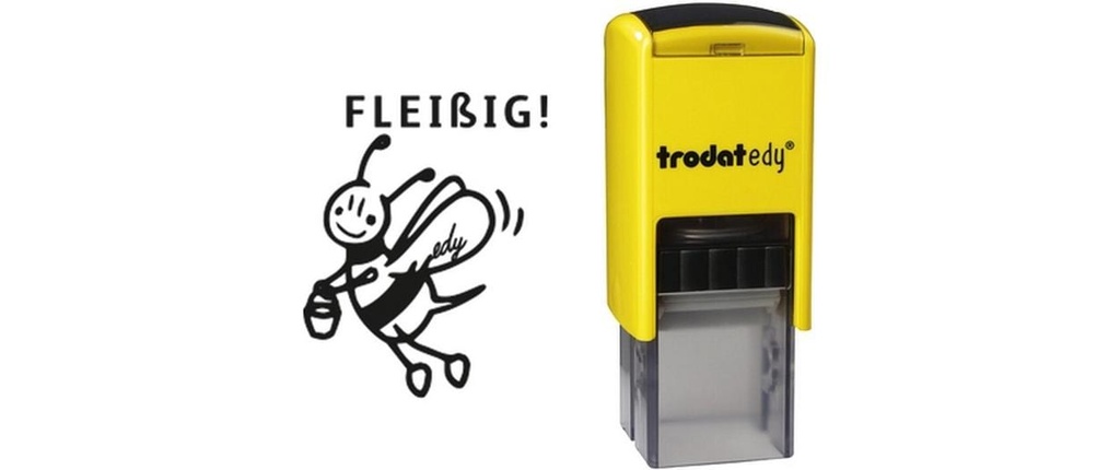 Trodat Timbre à motif Edy Fix Abeille, jaune