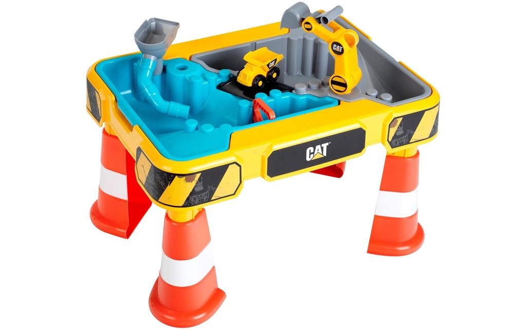 Klein-Toys Caterpillar Table de jeux de sable et d'eau