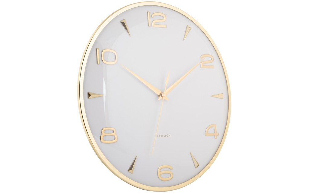 KARLSSON Horloge murale Sienna Glow White