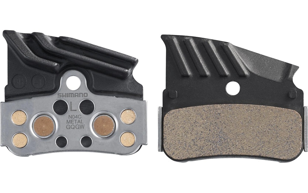 Shimano Plaquettes de frein N04C Métal avec lamelles