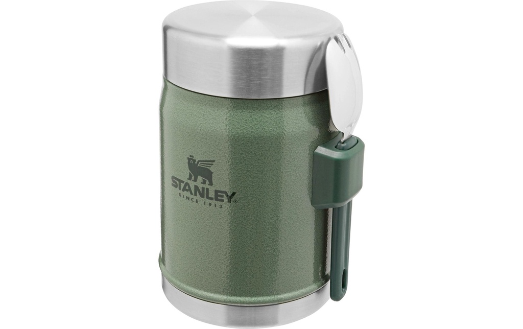 Stanley 1913 Récipient alimentaire isotherme Legendary Food Jar + Spork 0.4 l, Vert