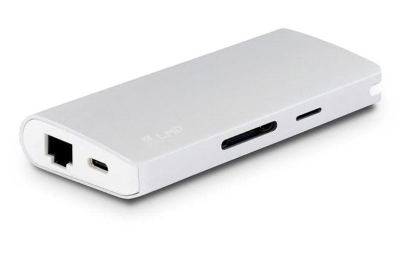 LMP Station d'accueil USB-C Travel Dock argentés