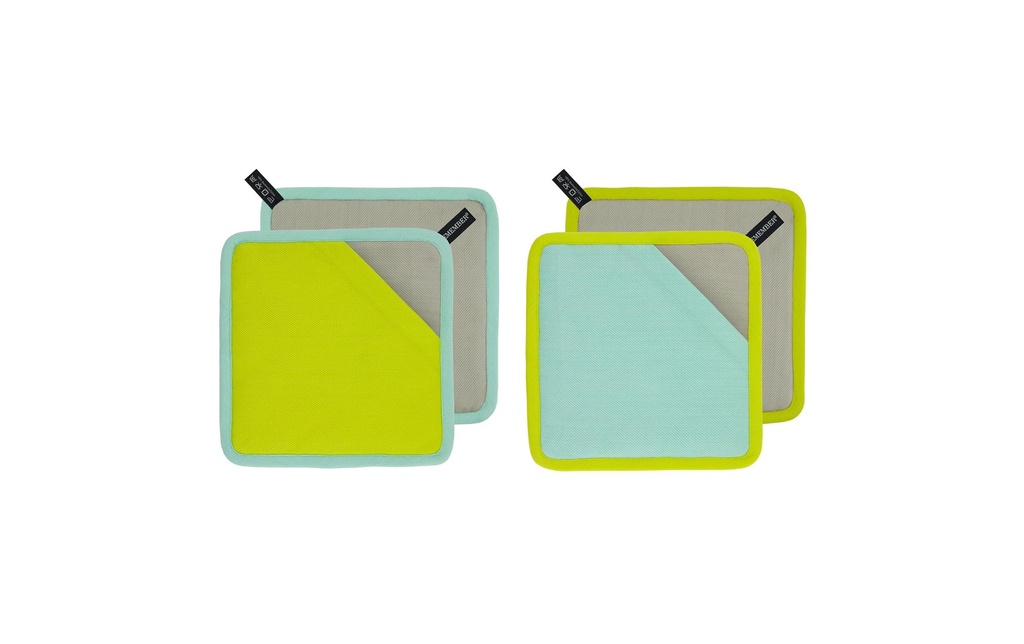 Remember Maniques Lemon Gris/Lime Green Metallic/Menthe