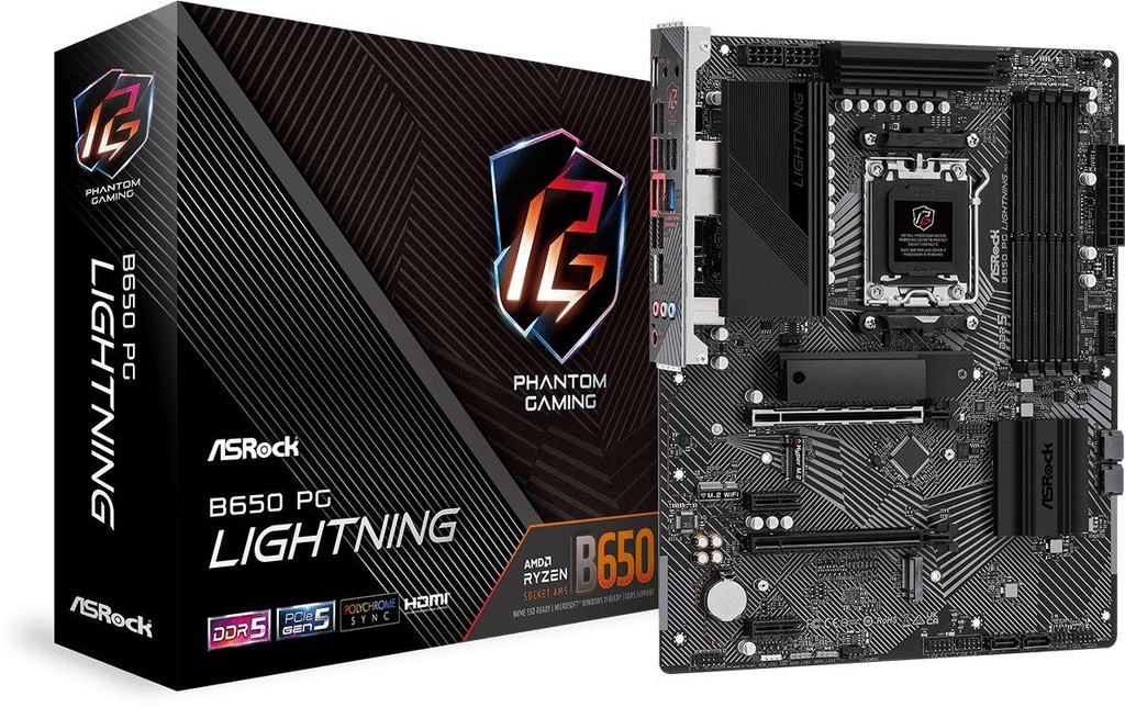 ASRock Carte mère B650 PG Lightning