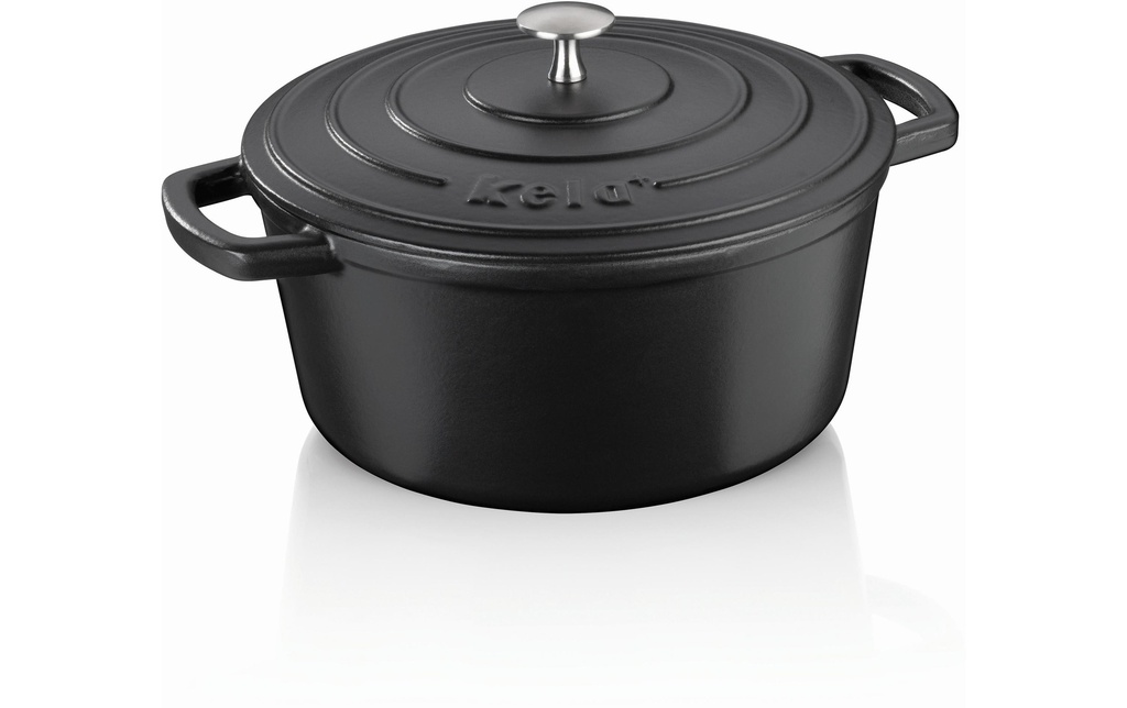 Kela Rôtisseur Calido rond 26 cm, Noir