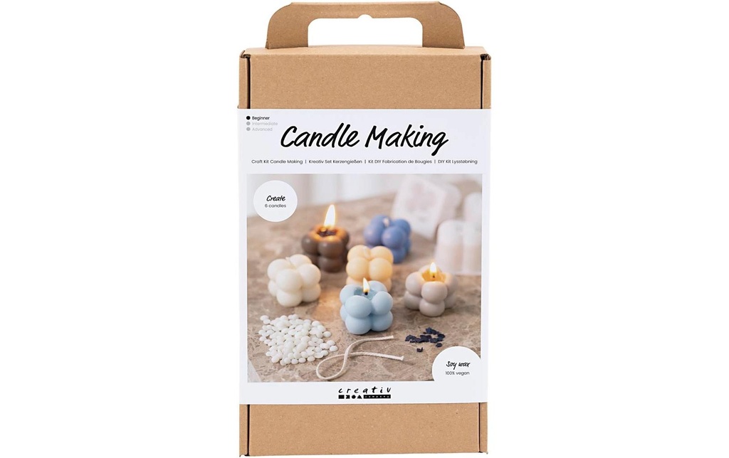 Creativ Company Moule pour bougies Kit de bricolage Bubble