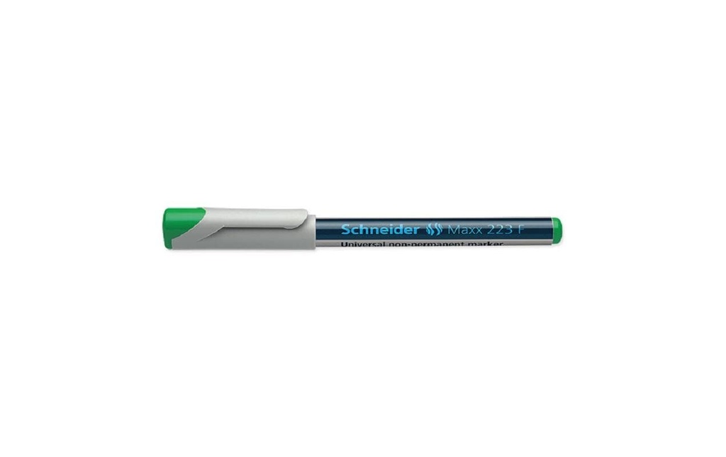 Schneider Stylo à feuilles OHP Maxx soluble dans l'eau Vert, F