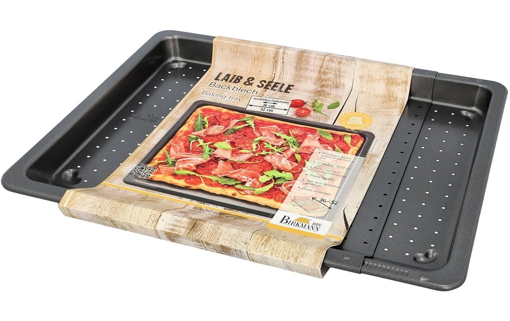 RBV Birkmann Plaque de cuisson Laib und Seele Réglable, 36 - 52 x 33 cm