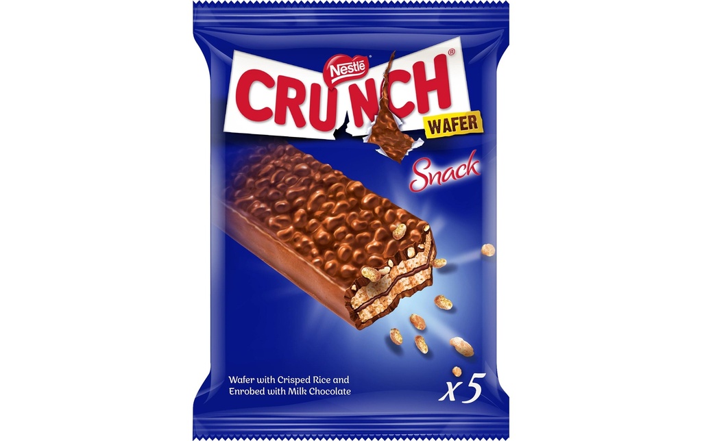 Nestlé Wafer Barre Crunch Wafer 5 x 17 g