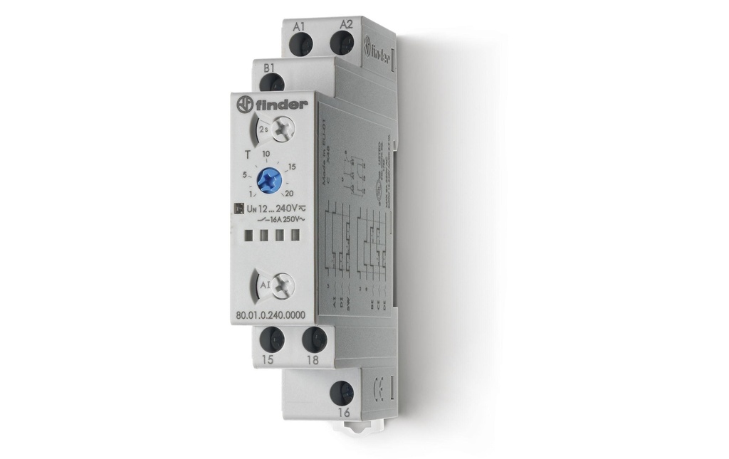 Finder Relais Serie 80 16A multifonction