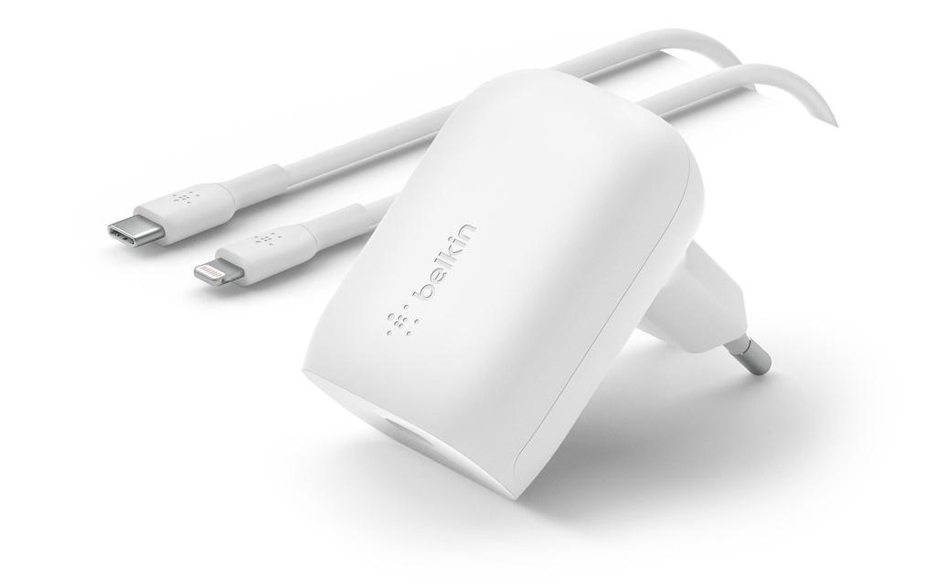 Belkin Chargeur mural USB Boost Charge USB-C-Lightning PD & PPS 30W