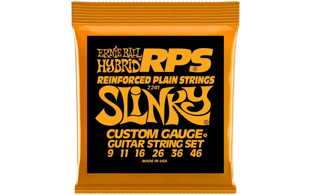 Ernie Ball Cordes de guitare 2241 Slinky RPS – Hybrid 09-46