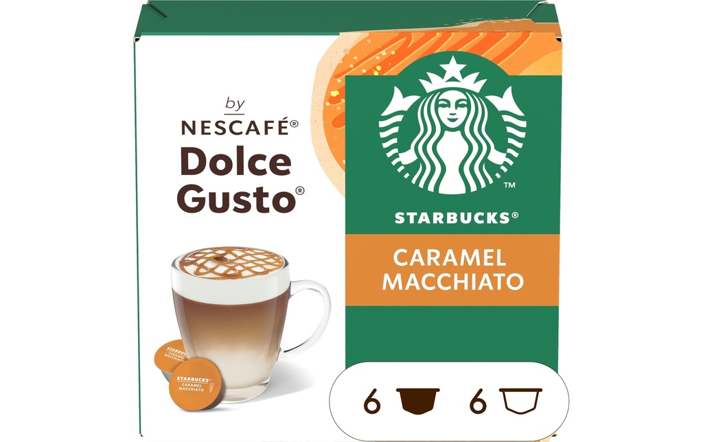 Starbucks Capsules de café Caramel Macchiato 6 portions