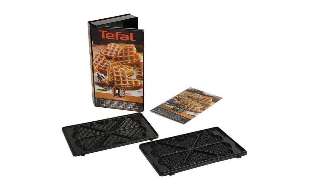 Tefal Ensemble de plaques Collection de snacks plaquettes de cœur