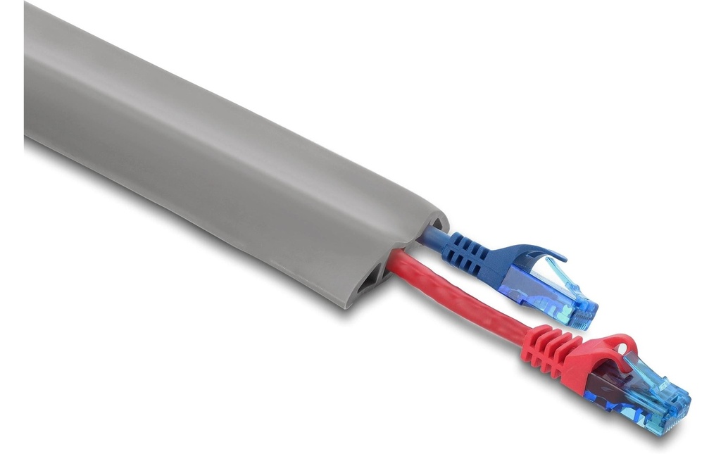 Delock Goulotte PVC flexible 2 m x 50 mm Gris