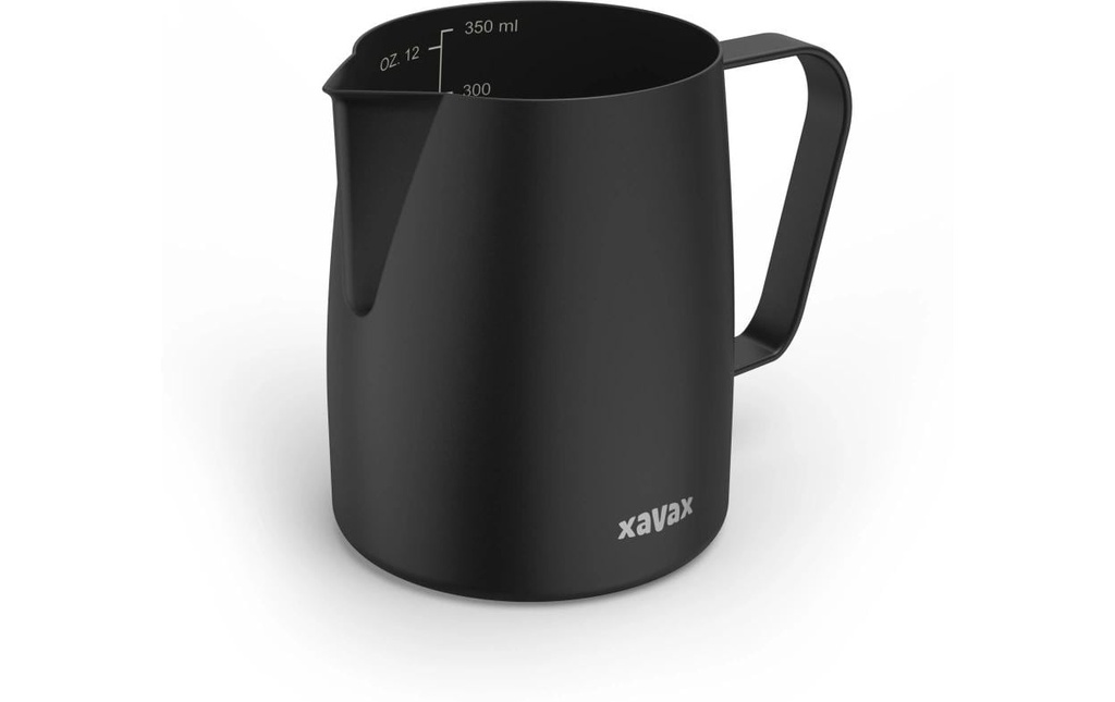 Xavax Crémier Barista, 350 ml, acier inoxydable, noir mat