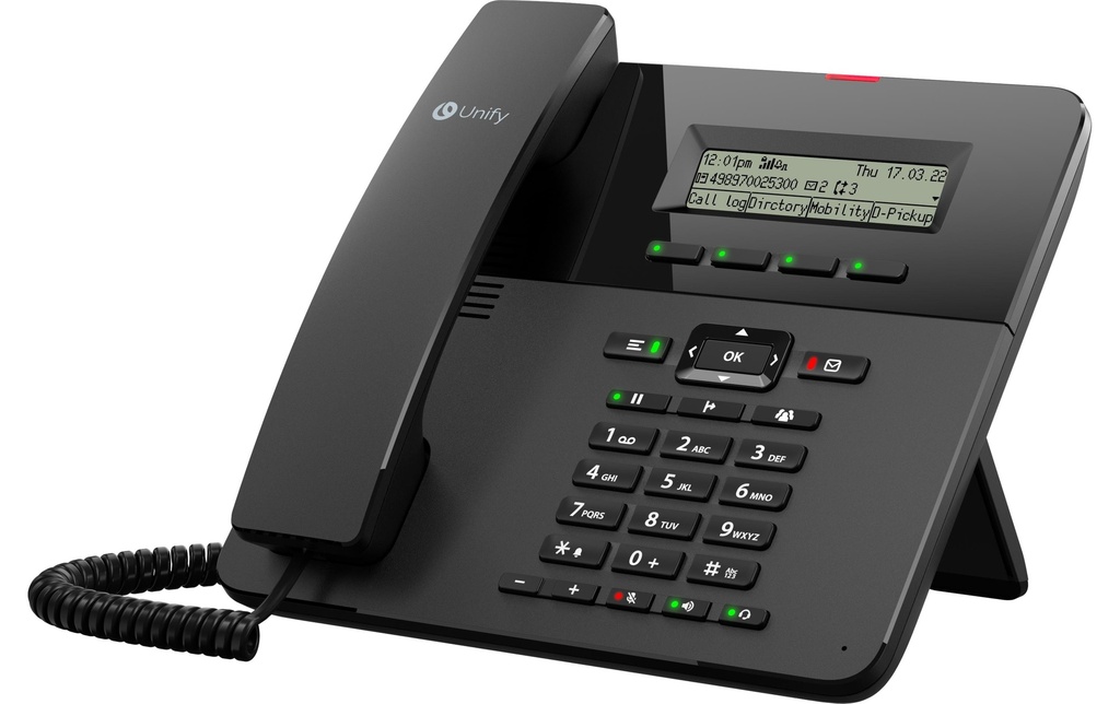 MITEL Téléphone de bureau OpenScape CP210 Noir
