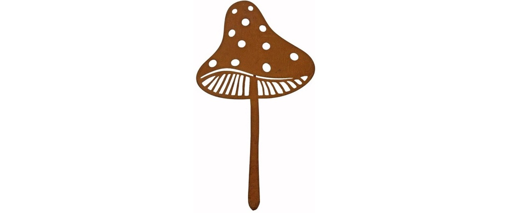 Dameco Pancarte de jardin Champignon 21 cm