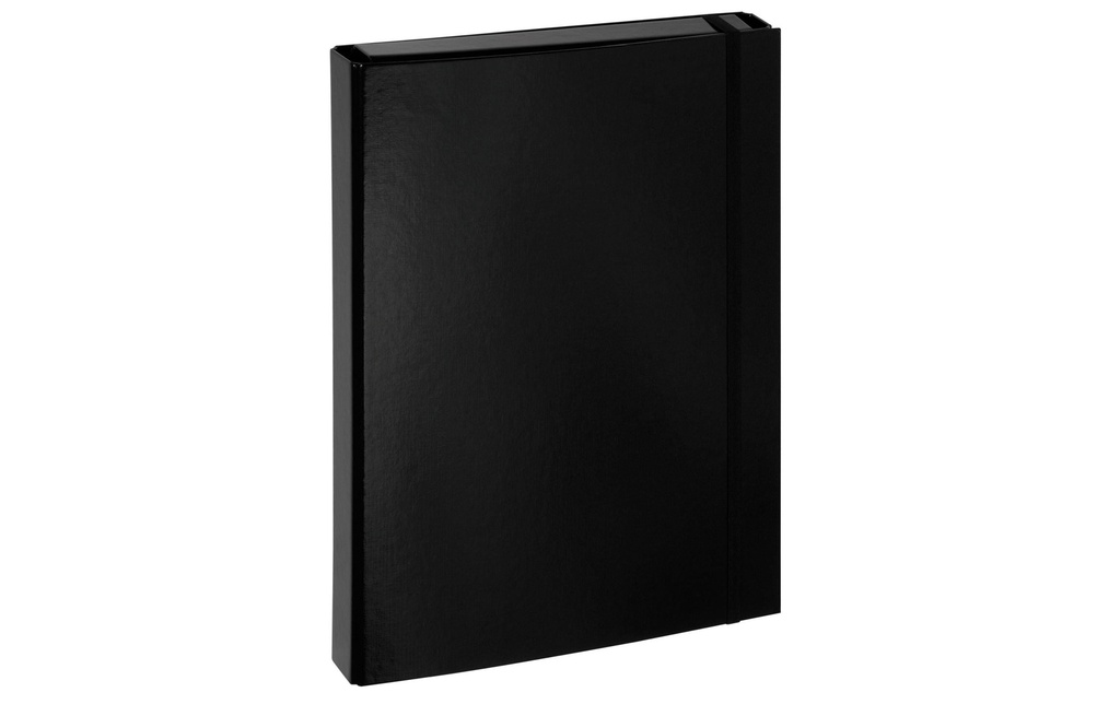 Pagna Portfolio à ruban élastique A4 Basic Noir