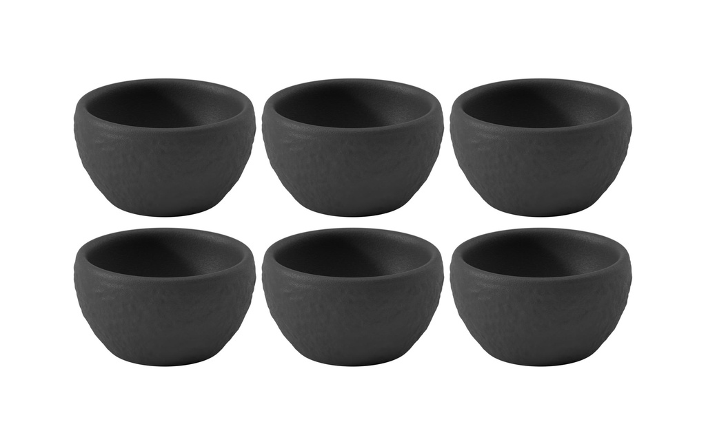 Villeroy & Boch Coquetier Manufacture 6 pièces, Noir
