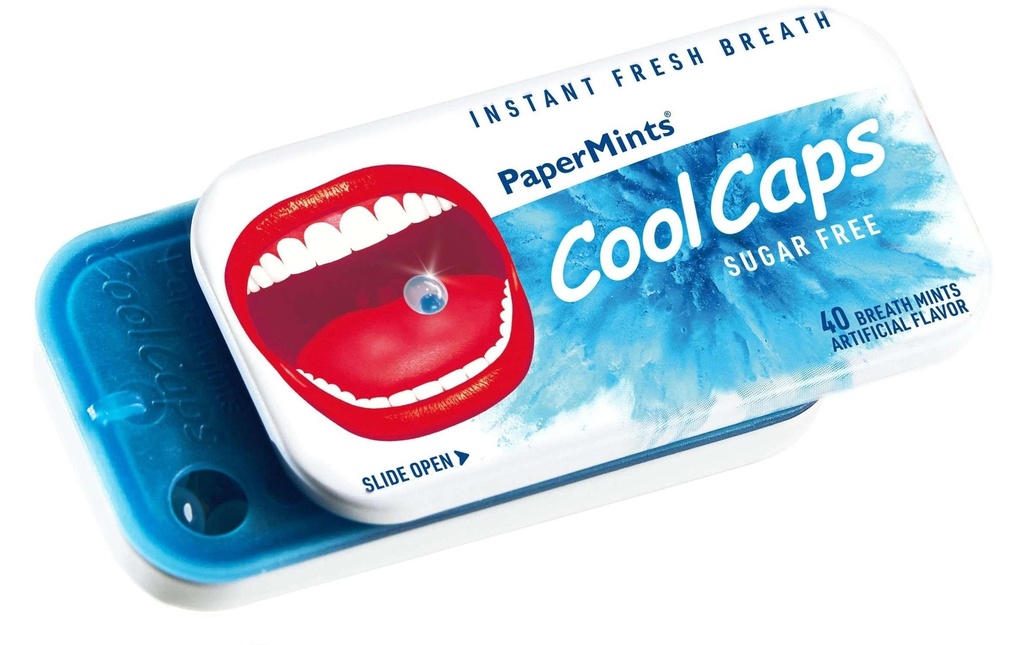 PaperMints Capsules rafraîchissantes pour l'haleine sans sucre 10 g