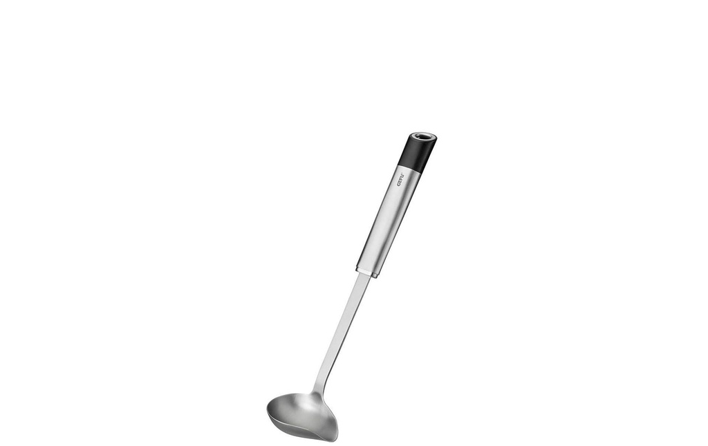 GEFU Cuillère à sauce Primeline 30,9 cm, Noir/Argenté