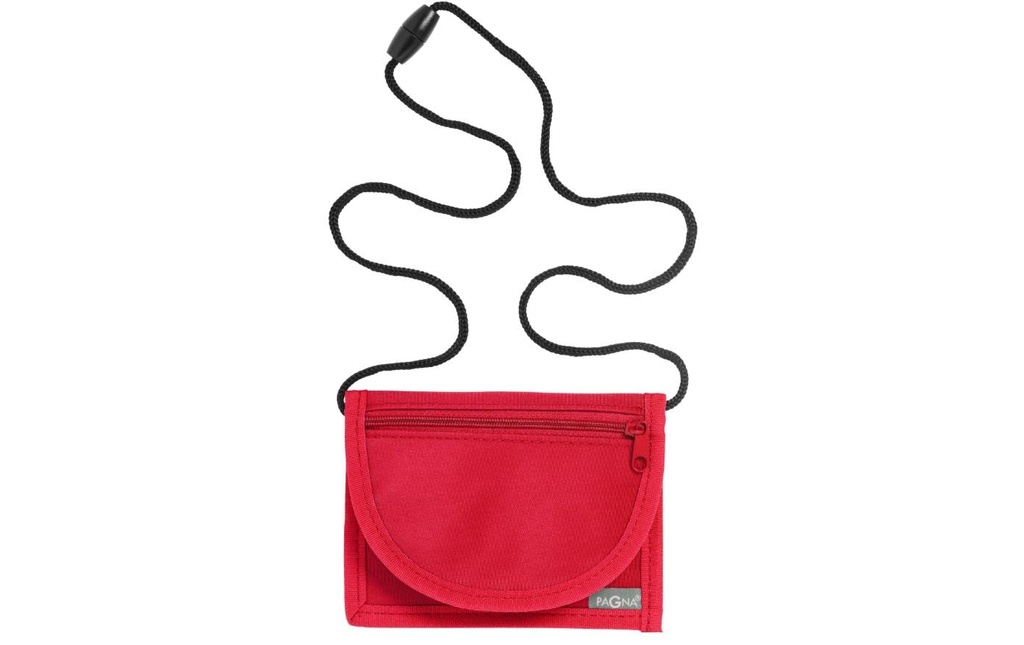 Pagna Pochette tour de cou Basic 13 x 10 cm Nylon, Rouge