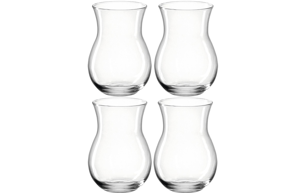 LEONARDO Ensemble de vases Casolare 18 cm 4 pièces, Transparent