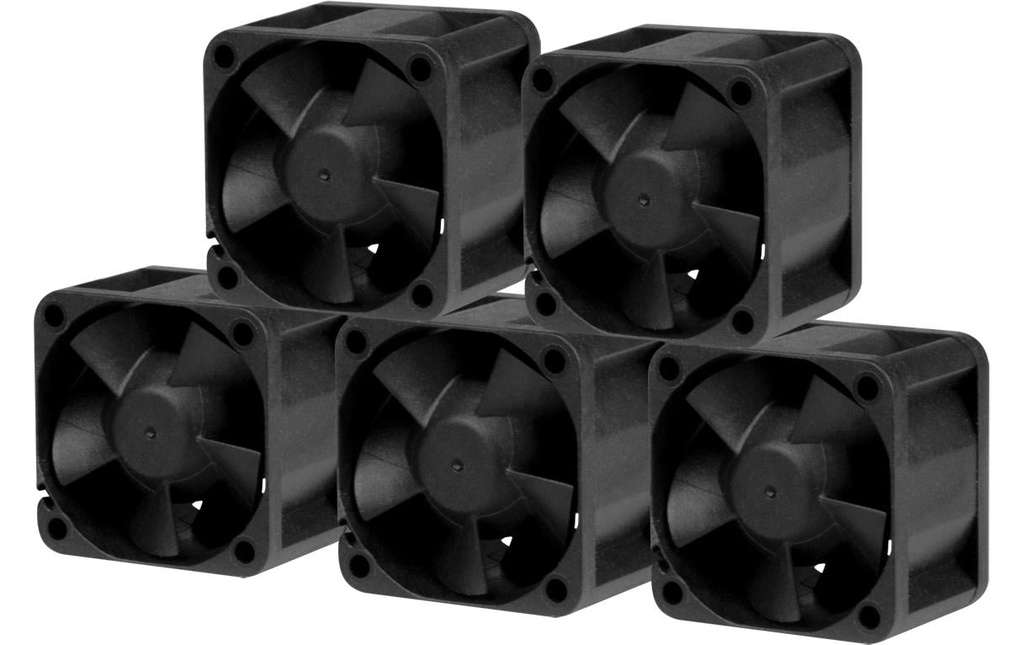 Arctic Cooling Ventilateur PC S4028-15K, 40 x 28 mm, 15000 RPM, noir, 5 pièces