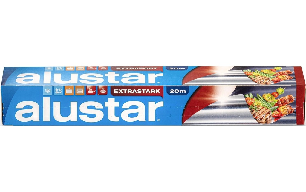 Alustar Papier aluminium 30 cm x 20 m
