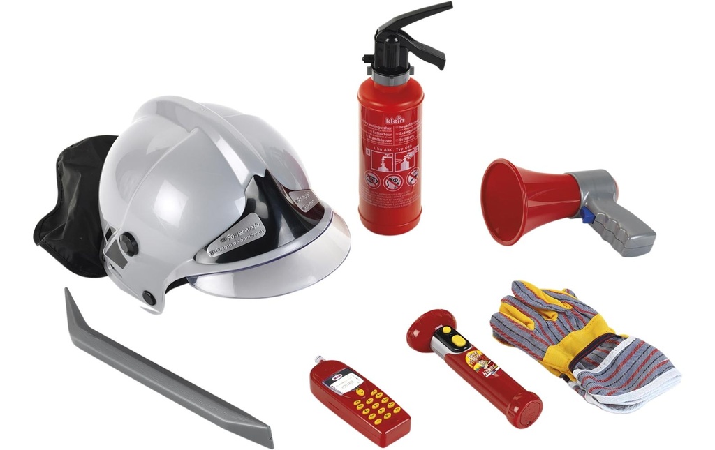 Klein-Toys Kit de pompiers 7 pièces