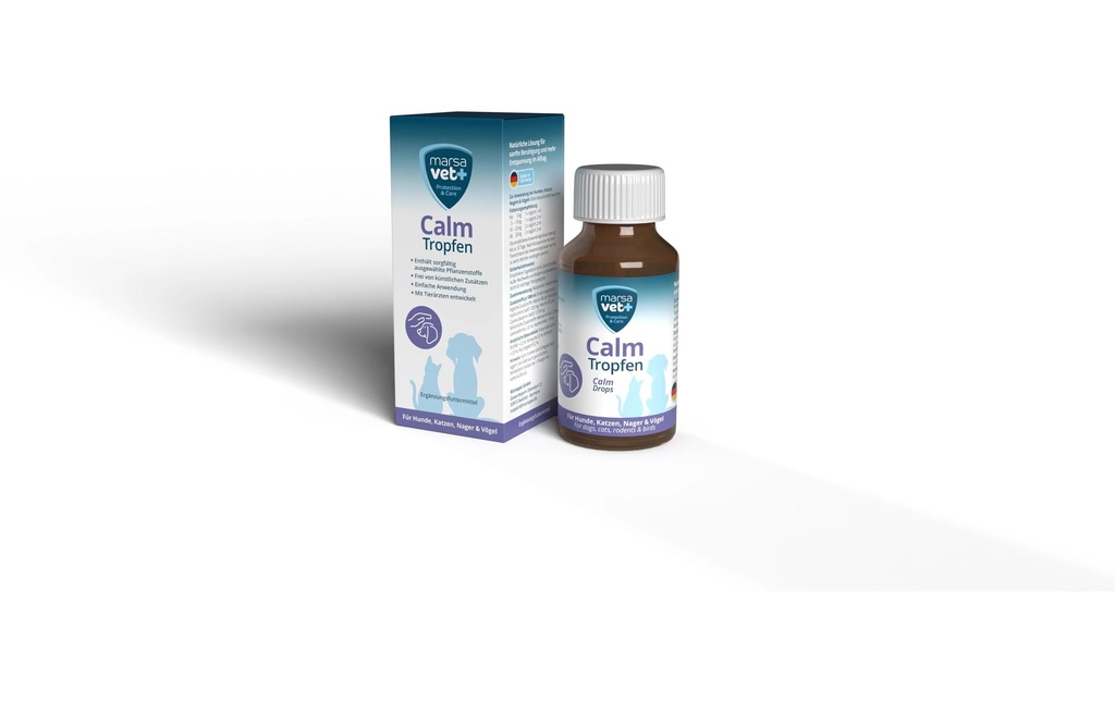 marsavet Supplément alimentaire pour chiens Gouttes Calm 100 ml