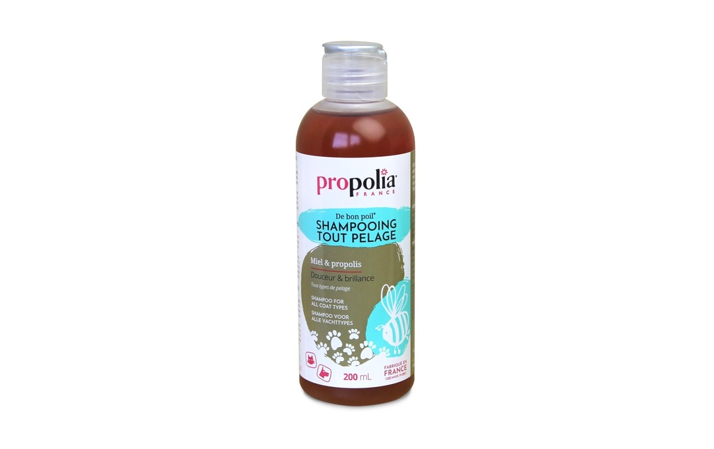 Propolia Shampooing pour toutes les fourrures pour animaux 200 ml