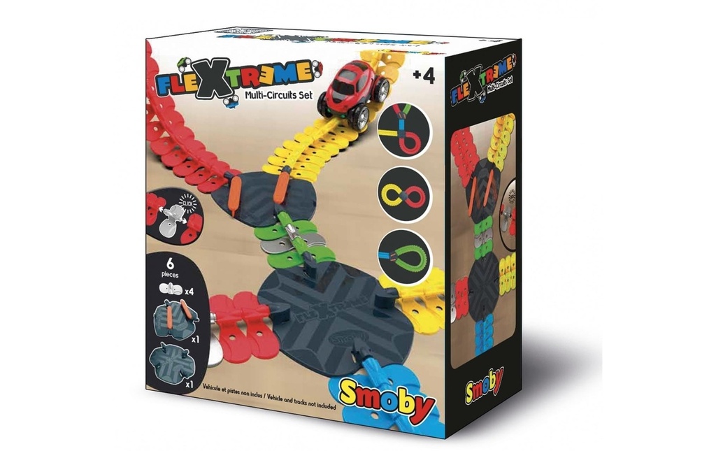 Smoby Accessoire FleXtreme: Kit de croisement et d'aiguillage