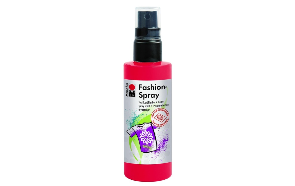 Marabu Peinture pour textile Fashion Spray 100 ml, Rouge