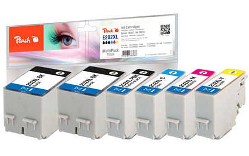 Peach Encre Epson No 202XL 2x BK, 1x PHBK, C,M,Y