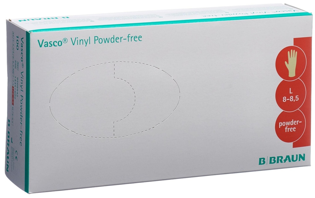 B. Braun Gant jetable Vasco Vinyle L 100 pièces