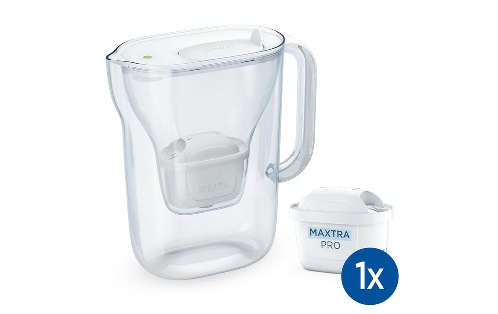 BRITA Filtre à eau Style Essential avec 1 Maxtra Pro Blanc
