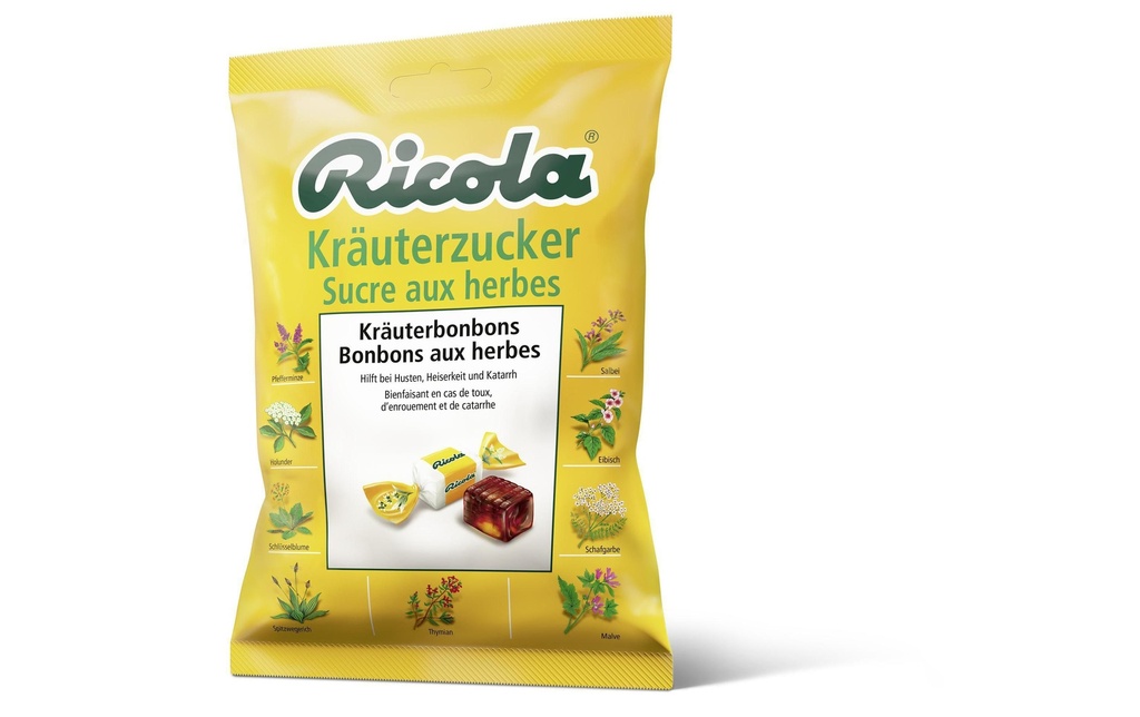 Ricola Bonbons Sucre aux herbes original 83 g